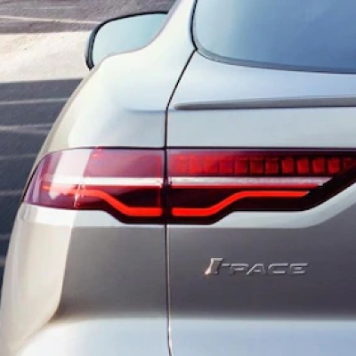 Stunning Back View of Jaguar I-PACE (23MY) Electric AWD Black